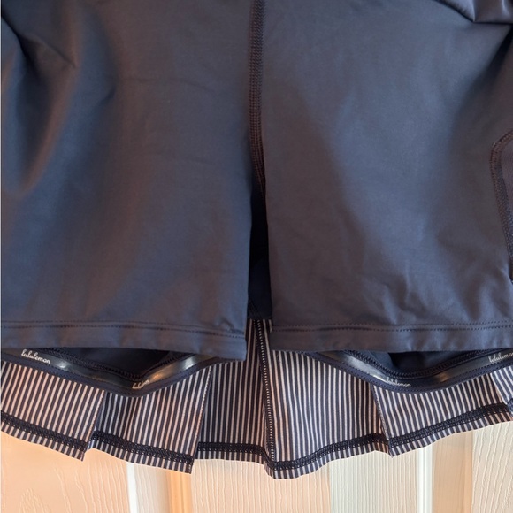 Lululemon Navy Tennis Skirt and Lucky in Love coordinating top. - Picture 6 of 10